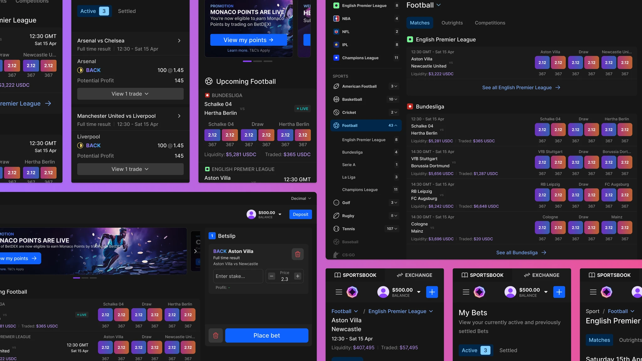 BetDEX exchange